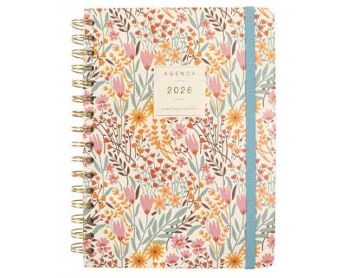 AGENDA 2026 MONIQUILLA E10 155X212MM SEMANA VISTA HORIZONTAL ESPIGA FINOCAM 770100226 (Espera 4 dias)