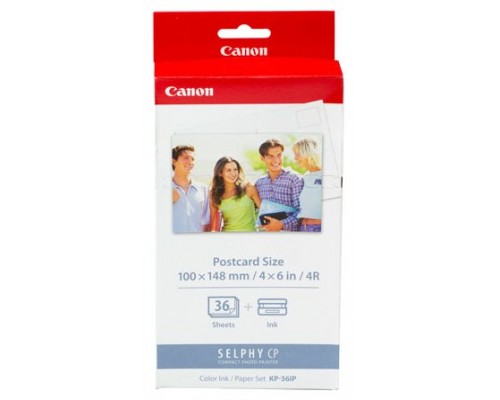 Canon Video-Impresora CP-100 Cart. + Papel, 10 x 15mm, 36 Hojas