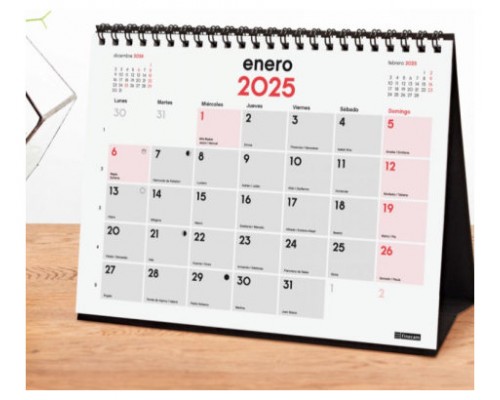 CALENDARIO 2025 SOBREMESA NEUTRO ESCRIBIR XS 140X150MM FINOCAM 780140025 (Espera 4 dias)