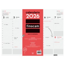 VADE 2026 ENCOLADO SEMANA VISTA VERTICAL 420X310MM FINOCAM 780240026 (Espera 4 dias)