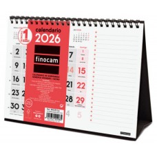 CALENDARIO 2026 SOBREMESA NEUTRO NUMEROS GRANDES+NOTAS S 210X150MM FINOCAM 781370026 (Espera 4 dias)
