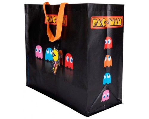 Konix KX PACMAN SHOPPING BAG BLACK Negro Bolso grande (Espera 4 dias)