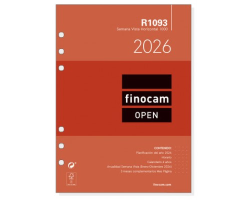 CALENDARIO 2026 NEUTRO PARED ESCRIBIR GRAFIK A3 297X420MM FINOCAM 787240126 (Espera 4 dias)