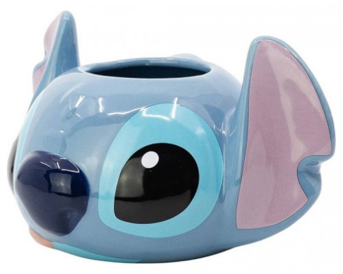 TAZA 3D EN CAJA REGALO CABEZA STITCH 375 ML STOR REDSTRING 78907 (Espera 4 dias)