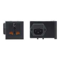 (CONSULTAR STOCK) KRAMER ROOM CONNECTIVITY CONNECT - ROOM CONNECTIVITY TS-201 S. AFRICA POWER SOCKET ASSEMBLY-MODEL (TS-201ZA) (80-000052) (Espera 4 dias)