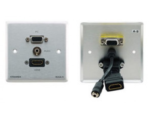 Kramer Electronics WXA-H/EU(W)-80 toma de corriente HDMI + VGA + 3.5mm Blanco (Espera 4 dias)