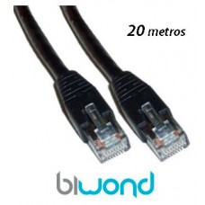 Cable Ethernet 20m Cat 6 BIWOND (Espera 2 dias)