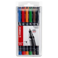 ESTUCHE 6 MARCADORES PERMANENTE P.MEDIA SURTIDO OHPEN UNIVERSAL 1MM. STABILO 843/6 (Espera 4 dias) ESTUCHE 6 MARCADORES PERMANENTE P.MEDIA SURTIDO OHPEN UNIVERSAL 1MM. STABILO 843/6 (Espera 4 dias)