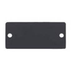 Kramer Electronics W-BLANK(B) placa de pared y cubierta de interruptor Negro (Espera 4 dias)