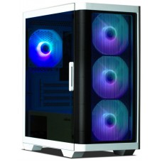 CAJA ZALMAN M4 MATX 4 X VENT 120MM ARGB 2XUSB 3.0 BLANCO S/N FUENTE