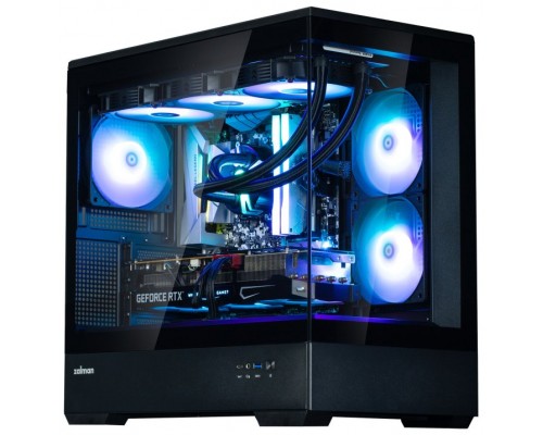 CAJA ZALMAN P30 MATX 3 X VENT 120MM ARGB 2XUSB 3.0 NEGRO S/N FUENTE