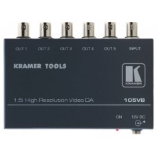 Kramer Electronics 105VB amplificador de línea de video 400 MHz Negro (Espera 4 dias)