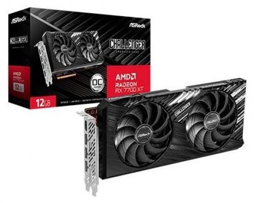 Asrock Challenger Radeon RX 7700 XT AMD 12 GB GDDR6 (Espera 4 dias)