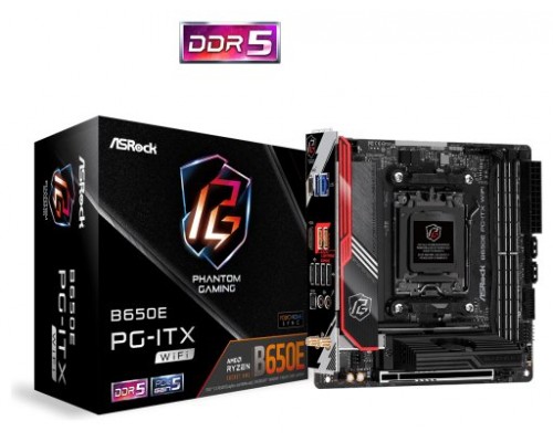 Asrock B650E PG-ITX WiFi AMD B650 Zócalo AM5 mini ITX (Espera 4 dias)