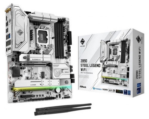 PLACA ASROCK Z890 STEEL LEGEND WIFI,INTEL,1851,Z890,4DDR5,WIFI,ATX (Espera 4 dias)