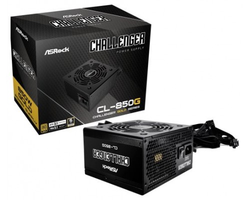 Asrock Challenger CL-850G unidad de fuente de alimentación 850 W 20+4 pin ATX ATX Negro (Espera 4 dias)