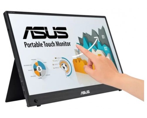 ASUS ZenScreen MB16AMTR pantalla para PC 39,6 cm (15.6") 1920 x 1080 Pixeles Full HD LCD Pantalla táctil Negro (Espera 4 dias)