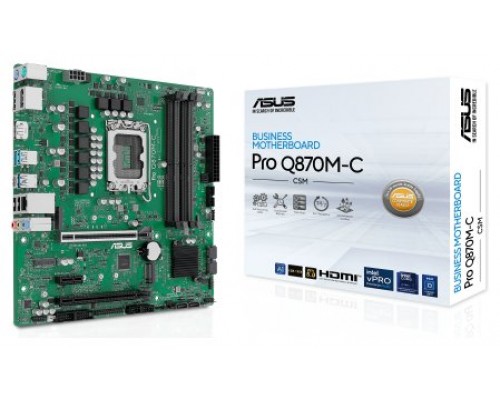 ASUS PRO Q870M-C-CSM LGA 1851 (Socket V1) micro ATX (Espera 4 dias) ASUS PRO Q870M-C-CSM LGA 1851 (Socket V1) micro ATX (Espera 4 dias)