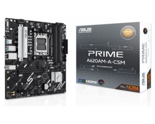 ASUS Placa Base PRIME A620AM-A-CSM mATX AM5 ASUS Placa Base PRIME A620AM-A-CSM mATX AM5