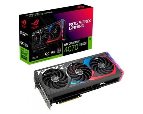 TARJETA GRAFICA ASUS ROG STRIX RTX 4070TI SUPER 16GB OC GDDR6 GAMING