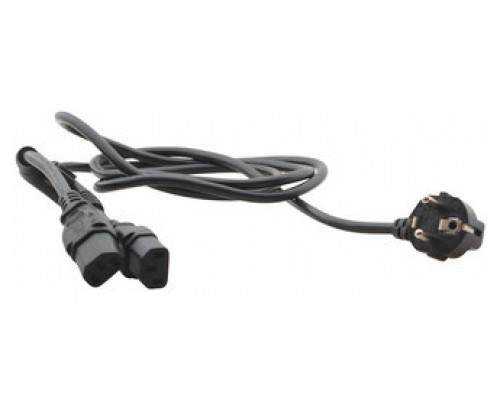 Kramer Electronics C-ACY/EU cable de transmisión Negro 1,8 m Enchufe tipo E+F IEC C13 (Espera 4 dias)