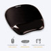 ALFOMBRILLA CON REPOSAMU&Ntilde;ECAS RATON GEL NEGRO FELLOWES 9112101 (Espera 4 dias)