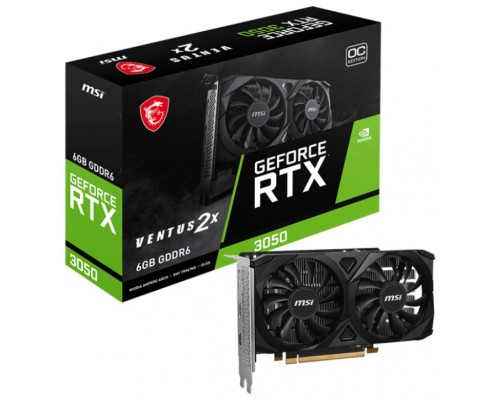 MSI VGA NVIDIA RTX 3050 VENTUS 2X E 6G OC DDR6