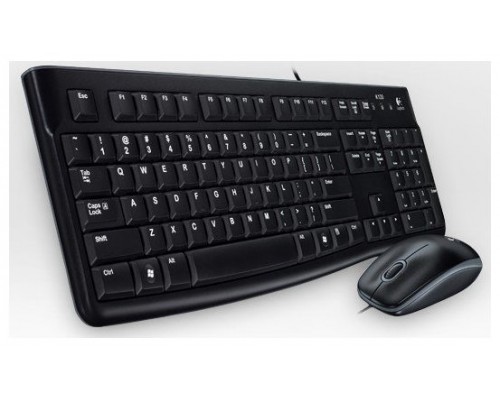 Logitech MK120 Teclado + Ratón óptico 1000dpi USB