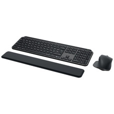 LOGITECH Combo teclado mas raton MX Keys Combo for Bussiness teclado Rat&oacute;n incluido Oficina RF Wireless + Bluetooth QWERTY Espa&ntilde;ol Grafito