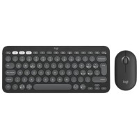 TECLADO + RATON WIRELESS MULTIDISPOSITIVO PEBBLE 2 NEGRO LOGITECH (Espera 4 dias)