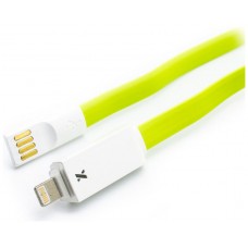 Cable Lightning Plano LED  iPhone/iPad Verde (Espera 2 dias)