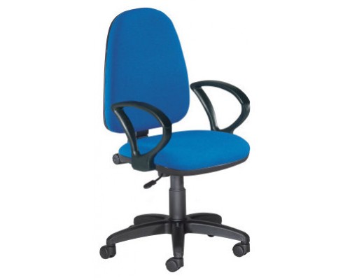 SILLA OPERATIVA TAPIZADA TELA AZUL CON APOYABRAZOS ROCADA RD930/3+956 (Espera 4 dias)