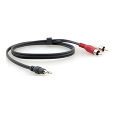 Kramer Electronics 3.5mm - 2 RCA, 1.8m cable de audio 1,8 m 3,5mm Negro, Rojo, Blanco (Espera 4 dias)