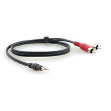 Kramer Electronics C-A35M/2RAM-15 cable de audio 4,6 m 3,5mm 2 x RCA Negro (Espera 4 dias)