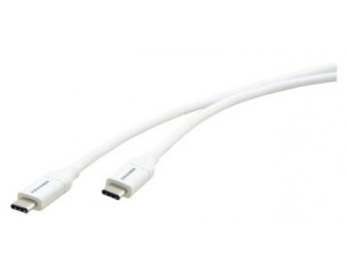 Kramer Electronics C-USB/CC-6 cable USB 1,8 m USB 2.0 USB C Blanco (Espera 4 dias)