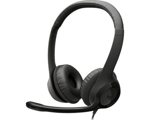 AURICULAR PROFESIONAL LOGITECH H390 USB-C HEADSET BLACK