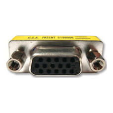 KRAMER CABLES & CONNECTORS CONNECT - CABLES GENDER CHANGER HD15 F/F-MODEL (AD-GF/GF(PACK-10)) (99-929201101) (Espera 4 dias)