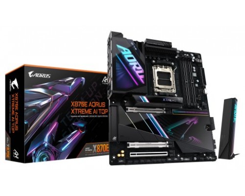 PLACA GIGABYTE X870E AORUS XTREME AI TOP,AMD,AM5,X870E,4DDR5,256GB,2USB4+HDMI,4SATA3+2M.2,2LAN10GB+WIFI7+BT5.3,10USB3.2,E-ATX (Espera 4 dias)