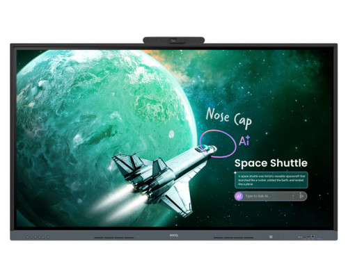 BENQAV PANTALLA INTERACTIVA RE8605AC (9H.FD8TC.DE1) 86", EDLA GOOGLE CERTIFIED, ANDROID 16, 8GB/128GB, NPU 6 TOPS, UHD 3840 x 2160, 42W x2 + SUBWOOFER, GERM-RESISTANT, USB 3.0, RJ45, GARANTIA 3 ANOS (Espera 4 dias)