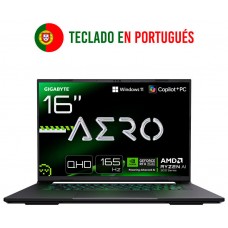 PORTATIL GIGABYTE AERO X16 1VH93PTC94AH AI 7 350 RTX5060 16GB 1TB 16" WQXGA W11H PORTATIL GIGABYTE AERO X16 1VH93PTC94AH AI 7 350 RTX5060 16GB 1TB 16" WQXGA W11H