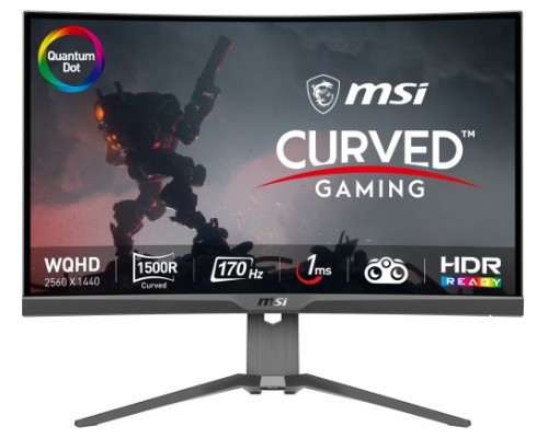 MSI MAG 275CQRF QD pantalla para PC 68,6 cm (27") 2560 x 1440 Pixeles Wide Quad HD Negro (Espera 4 dias)