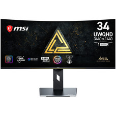 MSI MEG X pantalla para PC 86,3 cm (34") 3440 x 1440 Pixeles UltraWide Quad HD QD-OLED Negro (Espera 4 dias)