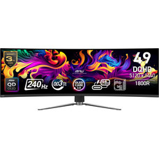 MSI MPG 491CQPX QD-OLED pantalla para PC 124,5 cm (49") 5120 x 1440 Pixeles Dual QHD Negro (Espera 4 dias)