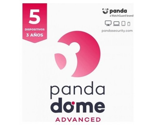 PANDA DOME ADVANCED 5 LIC    3 YEARS   **L.