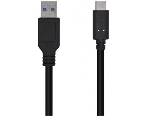 CABLE USB 3.1 GEN2 10GBPS 3A TIPO USB-CM-AM NEGRO 0.5M