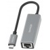 AISENS - CONVERSOR USB3.1 GEN1 USB-C A ETHERNET GIGABIT 10/100/1000 MBPS, GRIS, 15CM