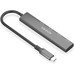AISENS - HUB USB 3.1 USB-C, USB-C/M-4xTIPO A/H, GRIS, 15CM AISENS - HUB USB 3.1 USB-C, USB-C/M-4xTIPO A/H, GRIS, 15CM