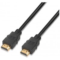 AISENS - CABLE HDMI V2.0 PREMIUM ALTA VELOCIDAD / HEC 4K@60HZ 18GBPS, A/M-A/M, NEGRO, 3.0M