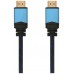 AISENS - CABLE HDMI V2.0 PREMIUM ALTA VELOCIDAD / HEC 4K@60HZ 18GBPS, A/M-A/M, NEGRO/AZUL, 5.0M