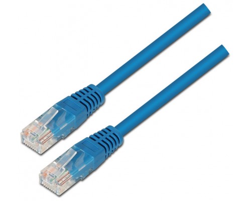 CABLE RED LATIGUILLO RJ45 CAT.6 UTP AWG24 AZUL 2.0M